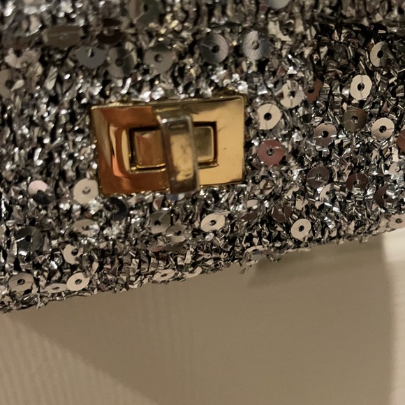 Milk and soda -  girls silver sequin handbag - Picture 4 of 6